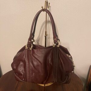 Gucci calfskin horsebit Leather Shoulder Bag